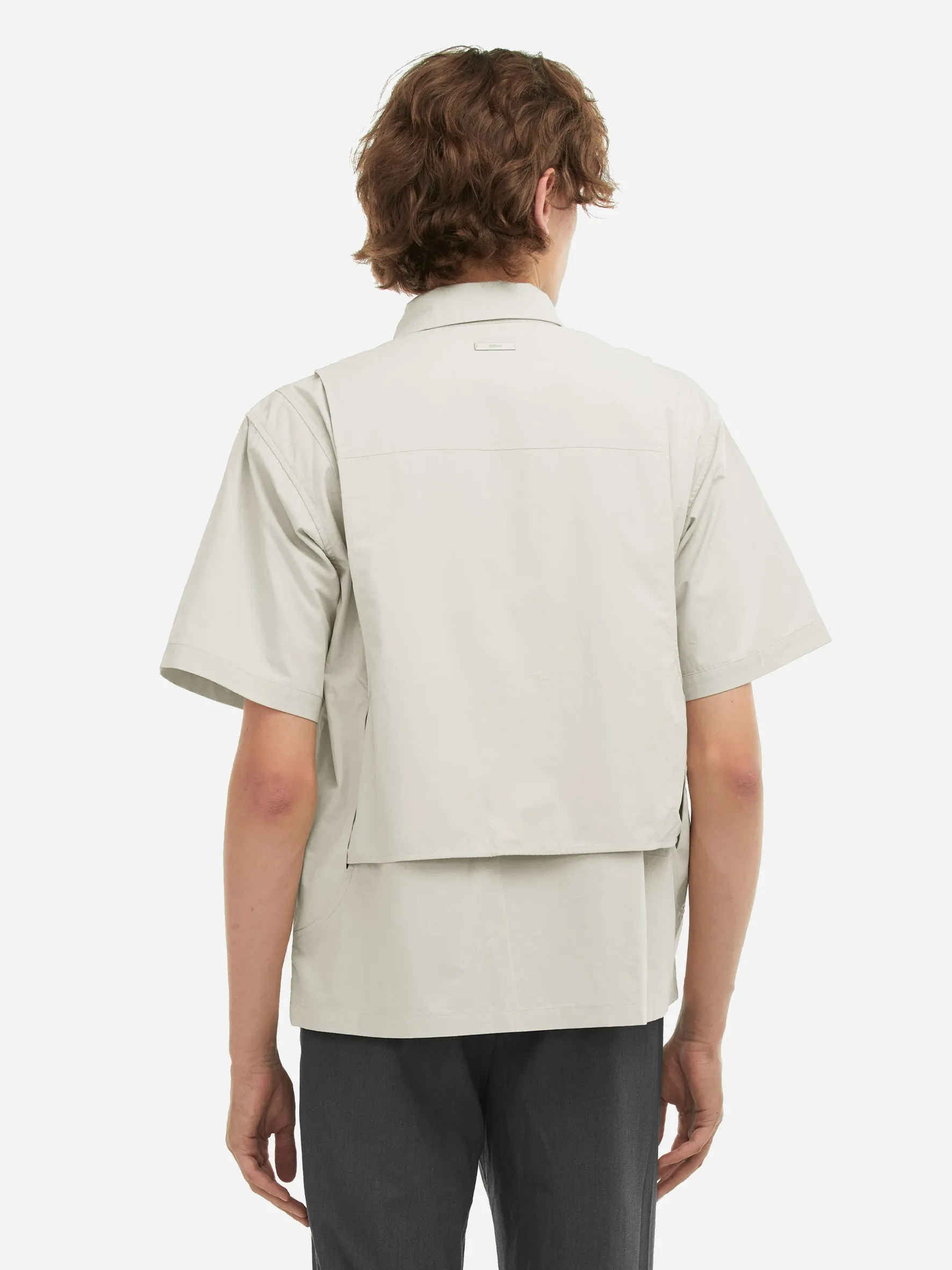 006 - Intervein Layered Short-Sleeve Shirt