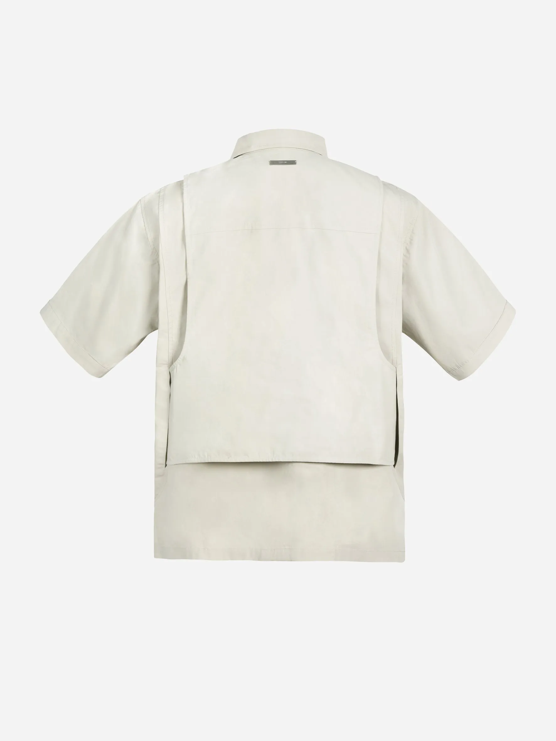 006 - Intervein Layered Short-Sleeve Shirt