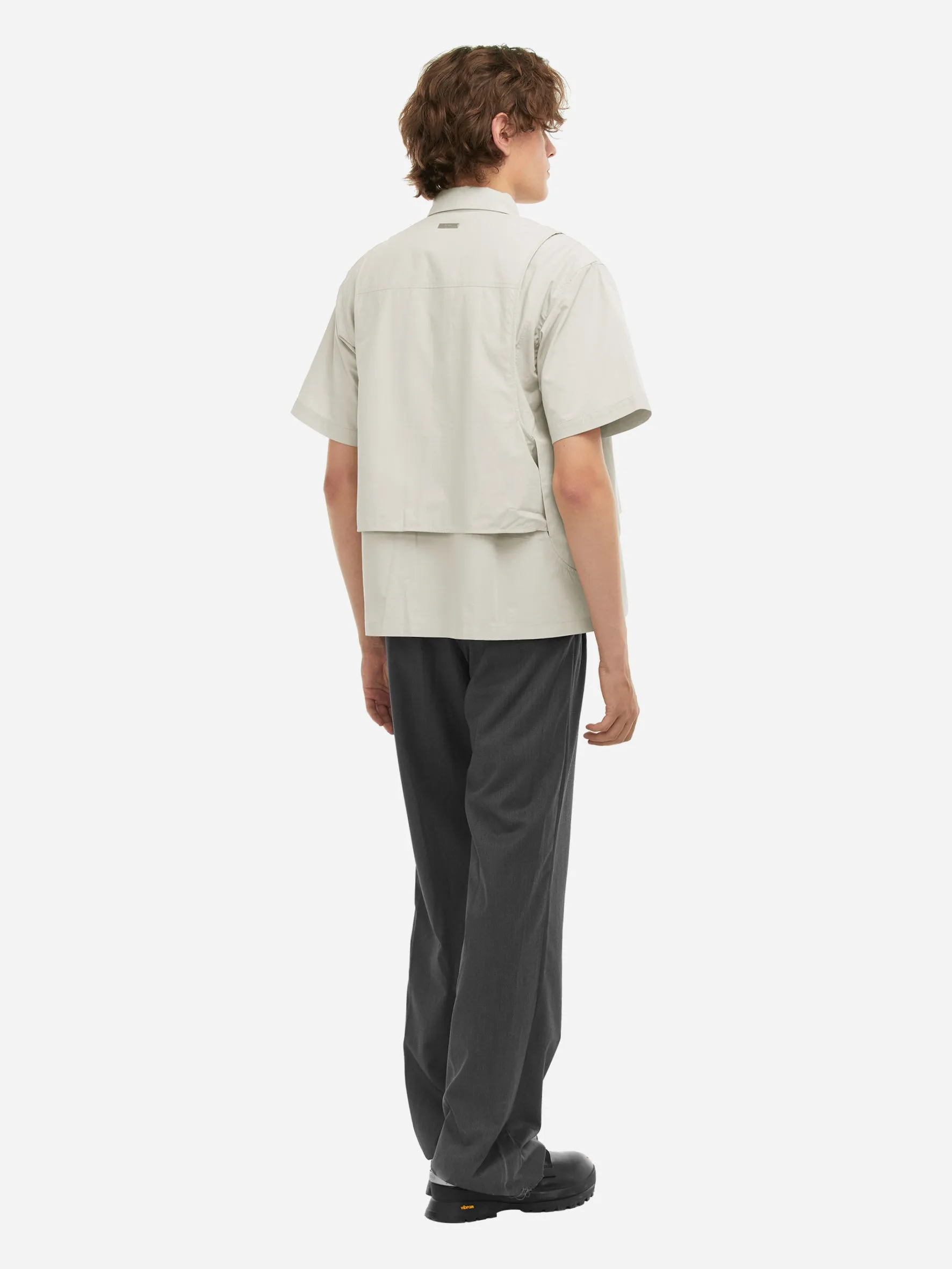 006 - Intervein Layered Short-Sleeve Shirt