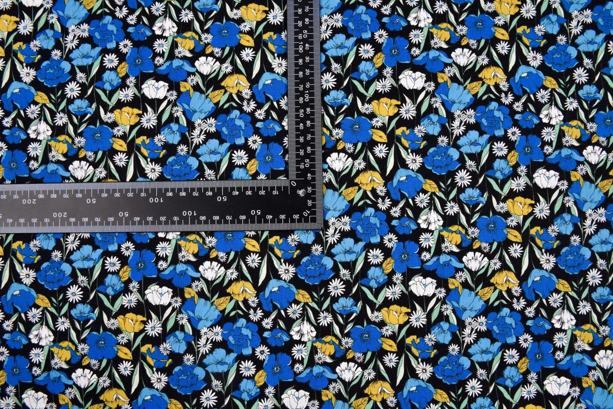 100% Cotton Loom Line Floral Fields Fabric - 108