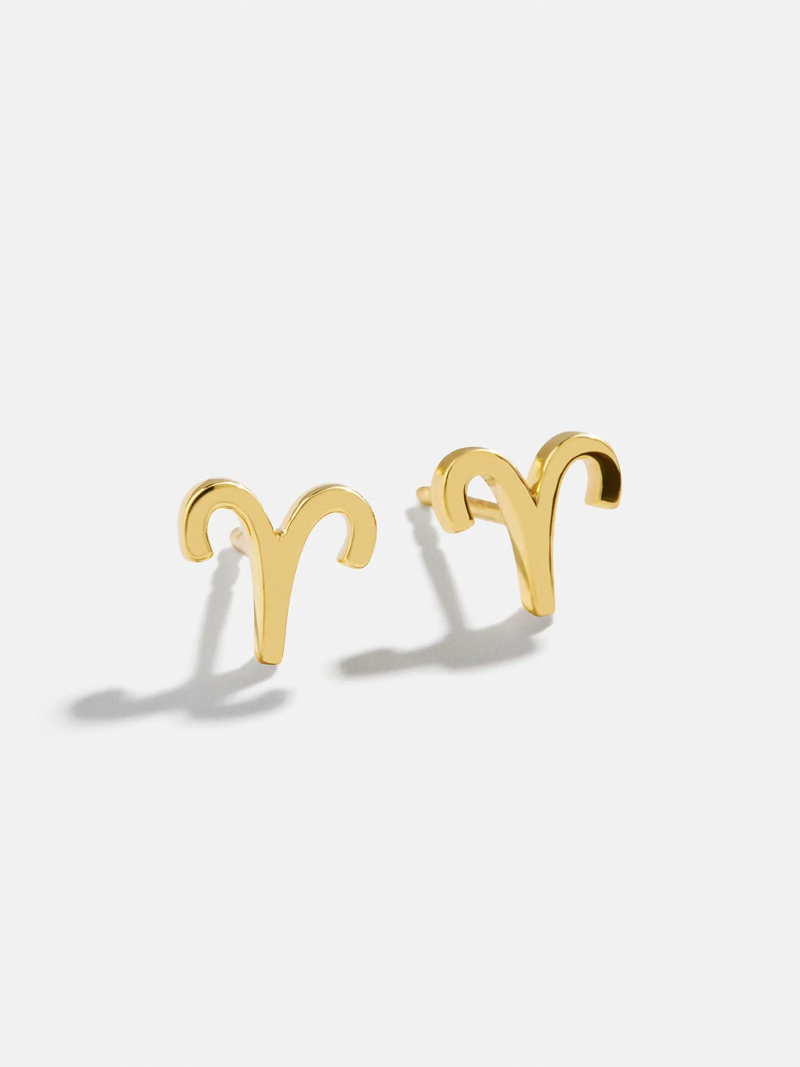 18K Gold Zodiac Earrings - Gold