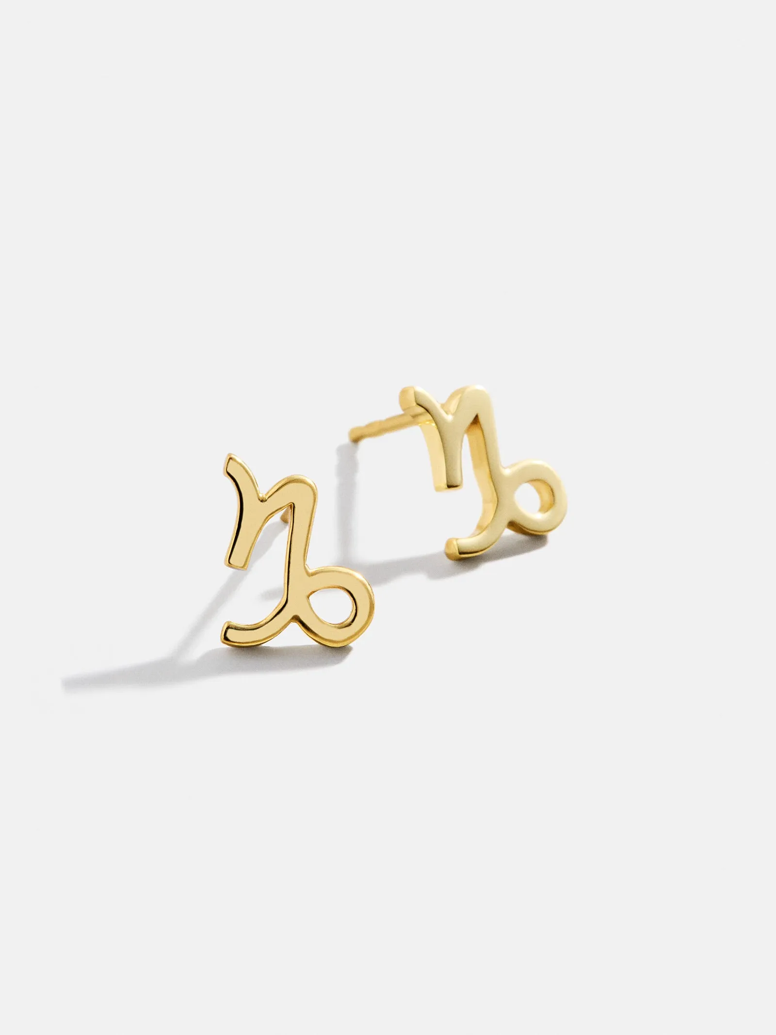 18K Gold Zodiac Earrings - Gold