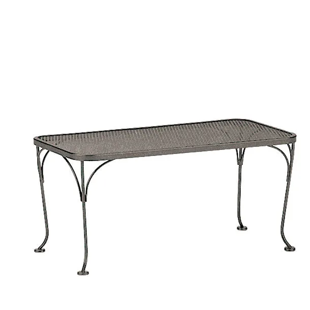 18"x36" Rectangular Mesh Top Coffee Table