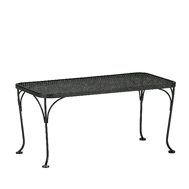 18"x36" Rectangular Mesh Top Coffee Table