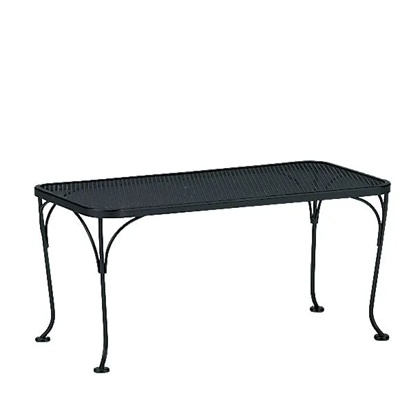 18"x36" Rectangular Mesh Top Coffee Table