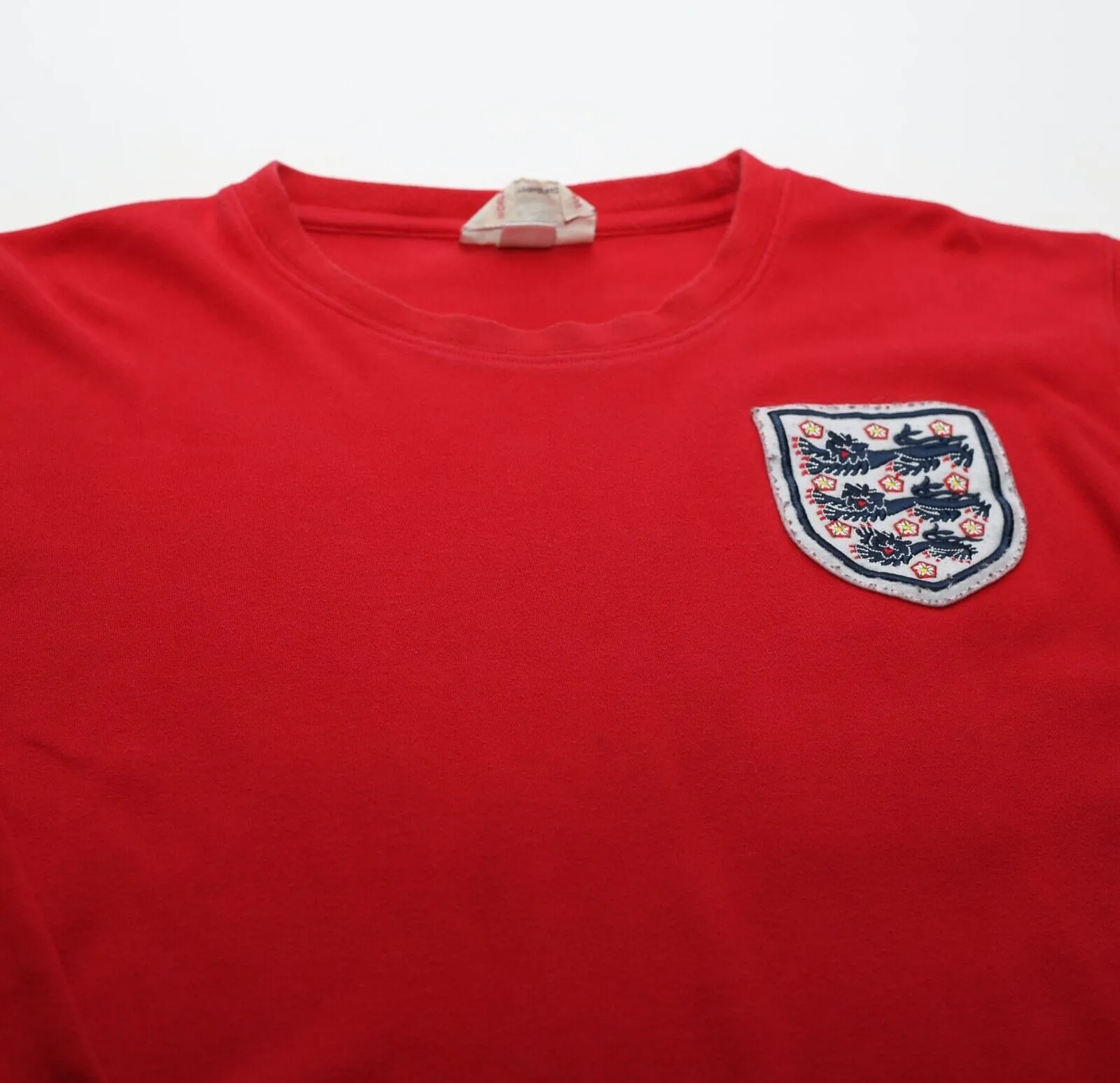 1966 Bobby CHARLTON #10 England Vintage Umbro Away LS Football Shirt (M/L)