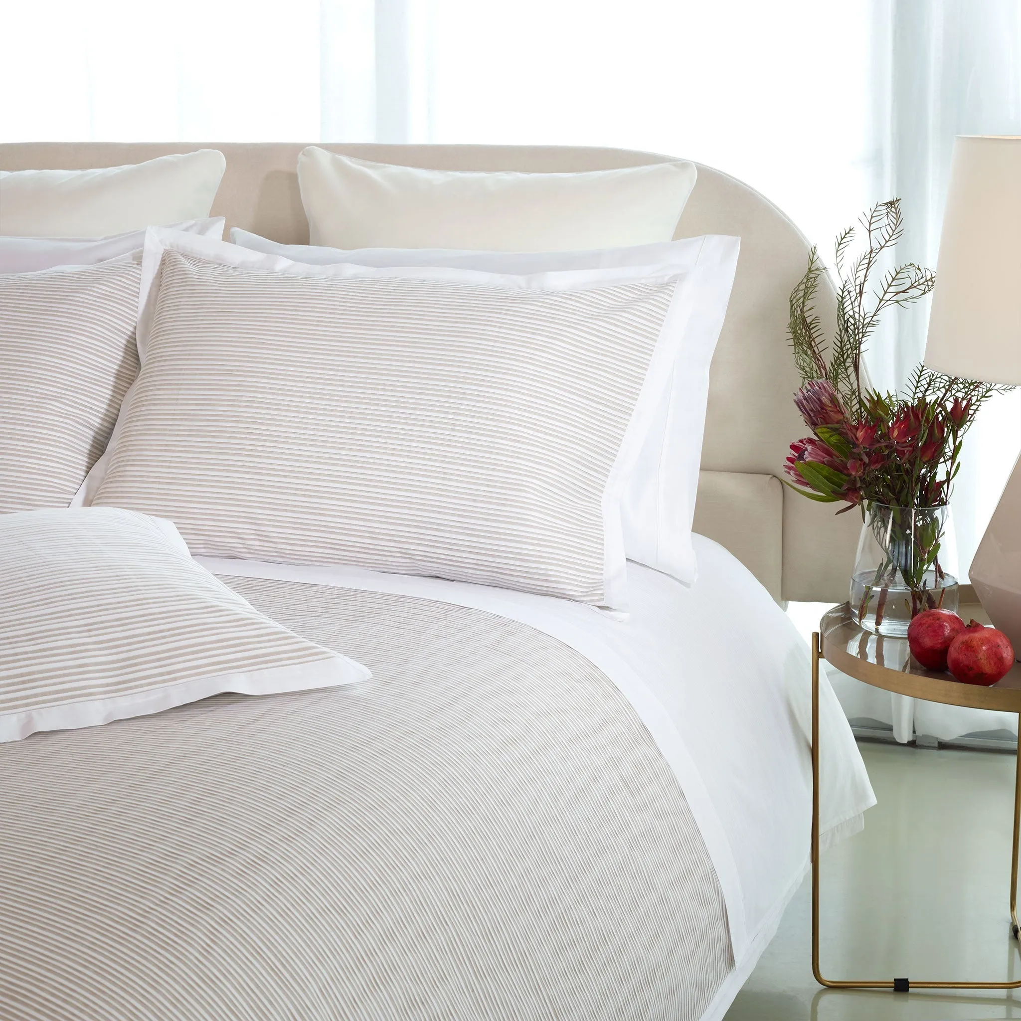 200TC Pleated Percale Sham Set | Amalia Home Luna