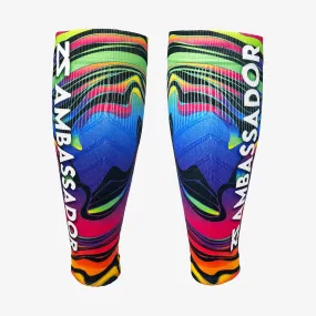 2024 Rainbow Swirls Ambassador Compression Leg Sleeves