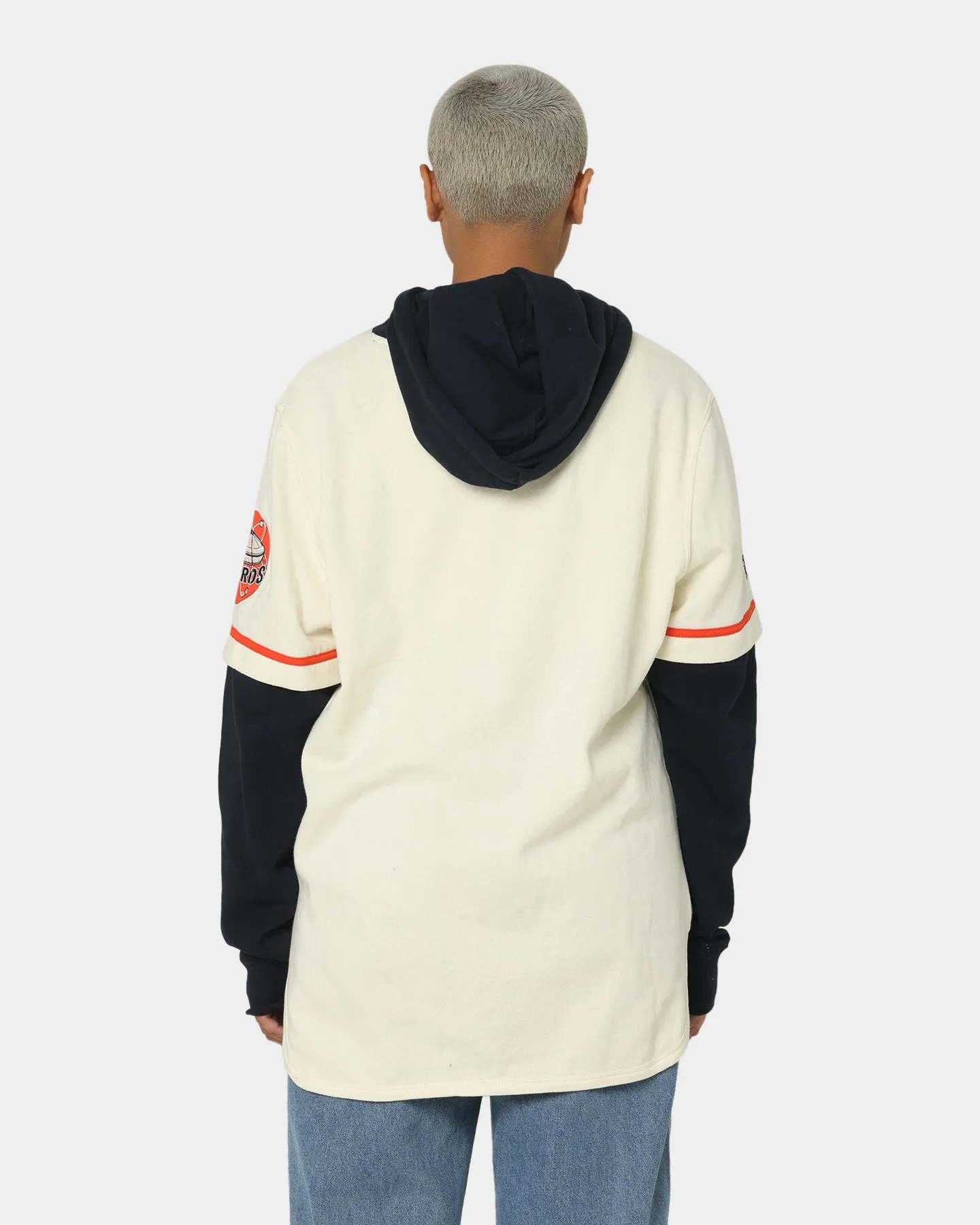 47 Brand Houston Astros Shortstop Hoodie Cream