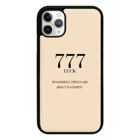 777 - Angel Numbers Phone Case