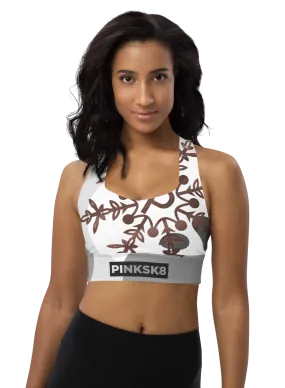 Abstract Compression Sports Bra