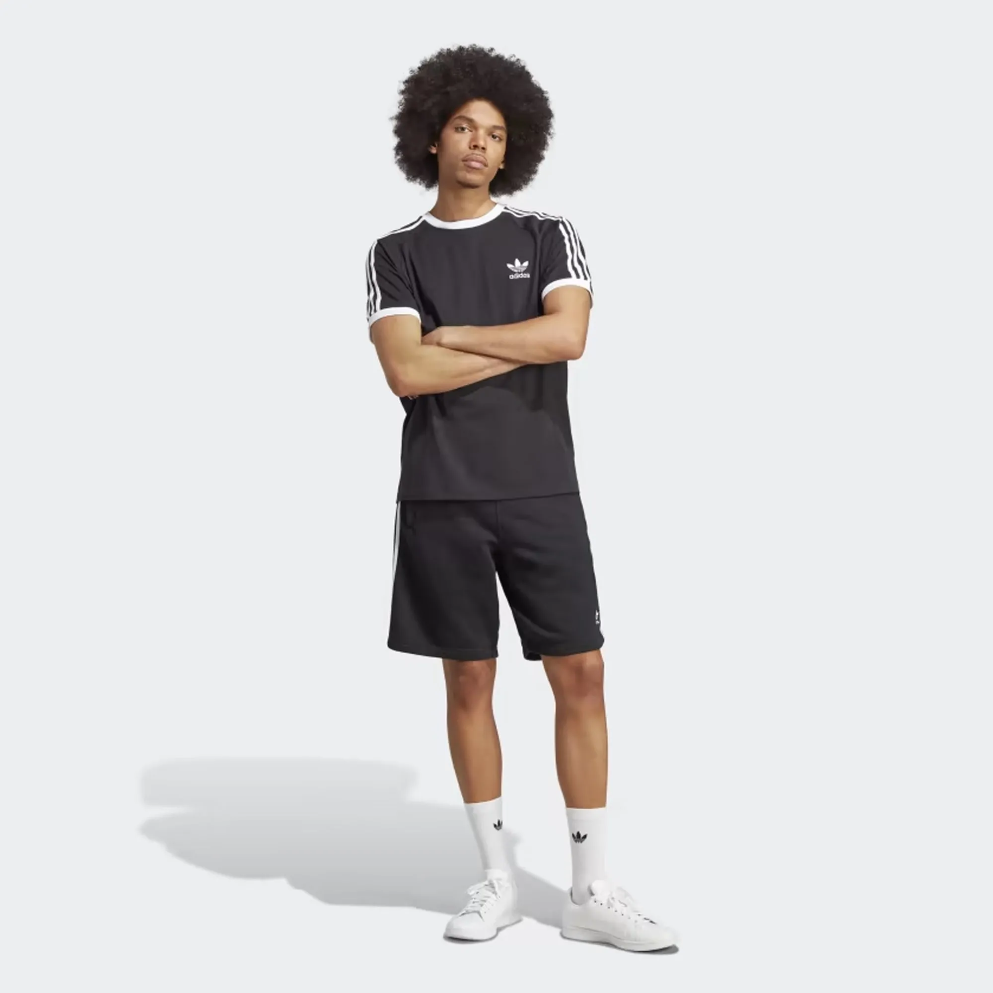 ADIDAS ORIGINALS | ADICOLOR CLASSICS 3-STRIPES TEE { BLACK