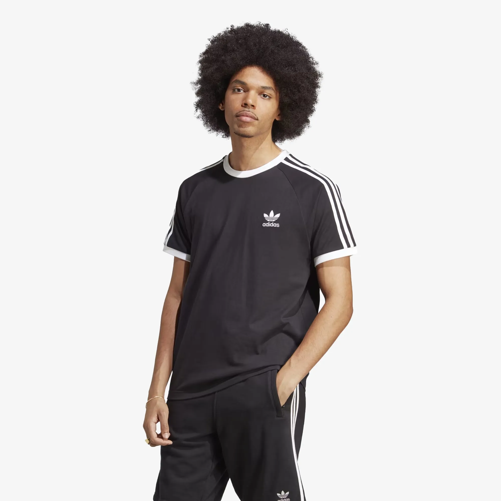 ADIDAS ORIGINALS | ADICOLOR CLASSICS 3-STRIPES TEE { BLACK