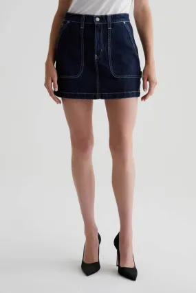 AG Denim Jae Denim Mini Skirt - Interstellar