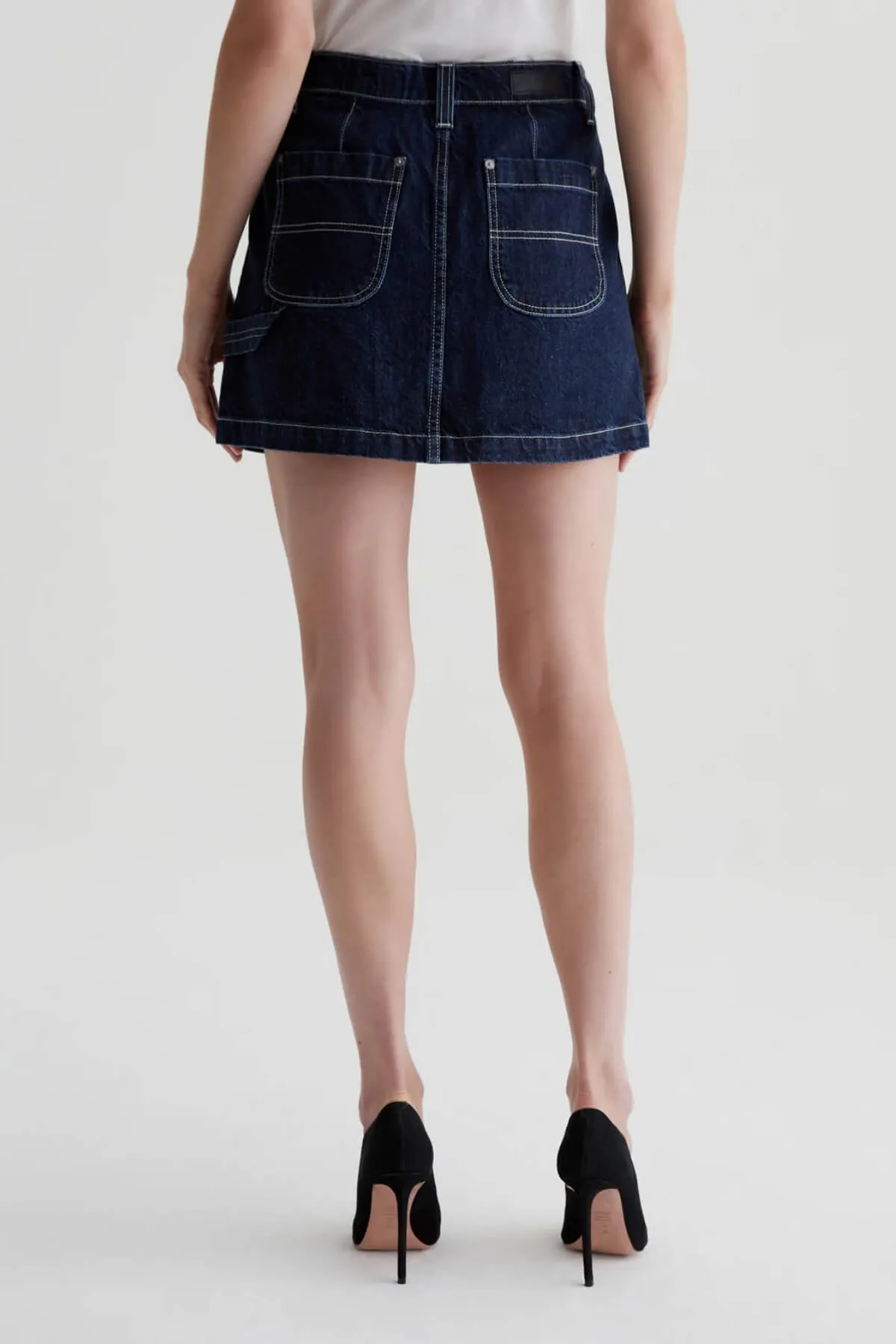 AG Denim Jae Denim Mini Skirt - Interstellar