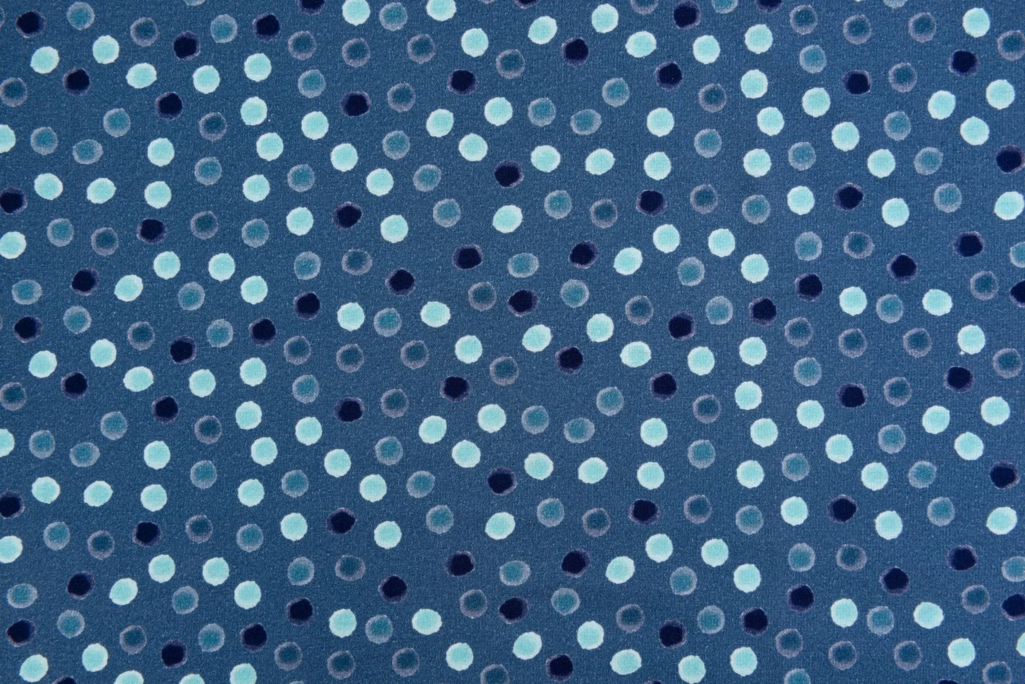 Alpine Fleece Dots  Print Fabric-4999