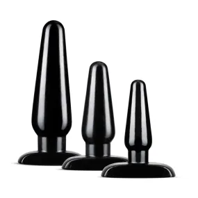 Anal Adventures Basic PVC Butt Plug Training Kit