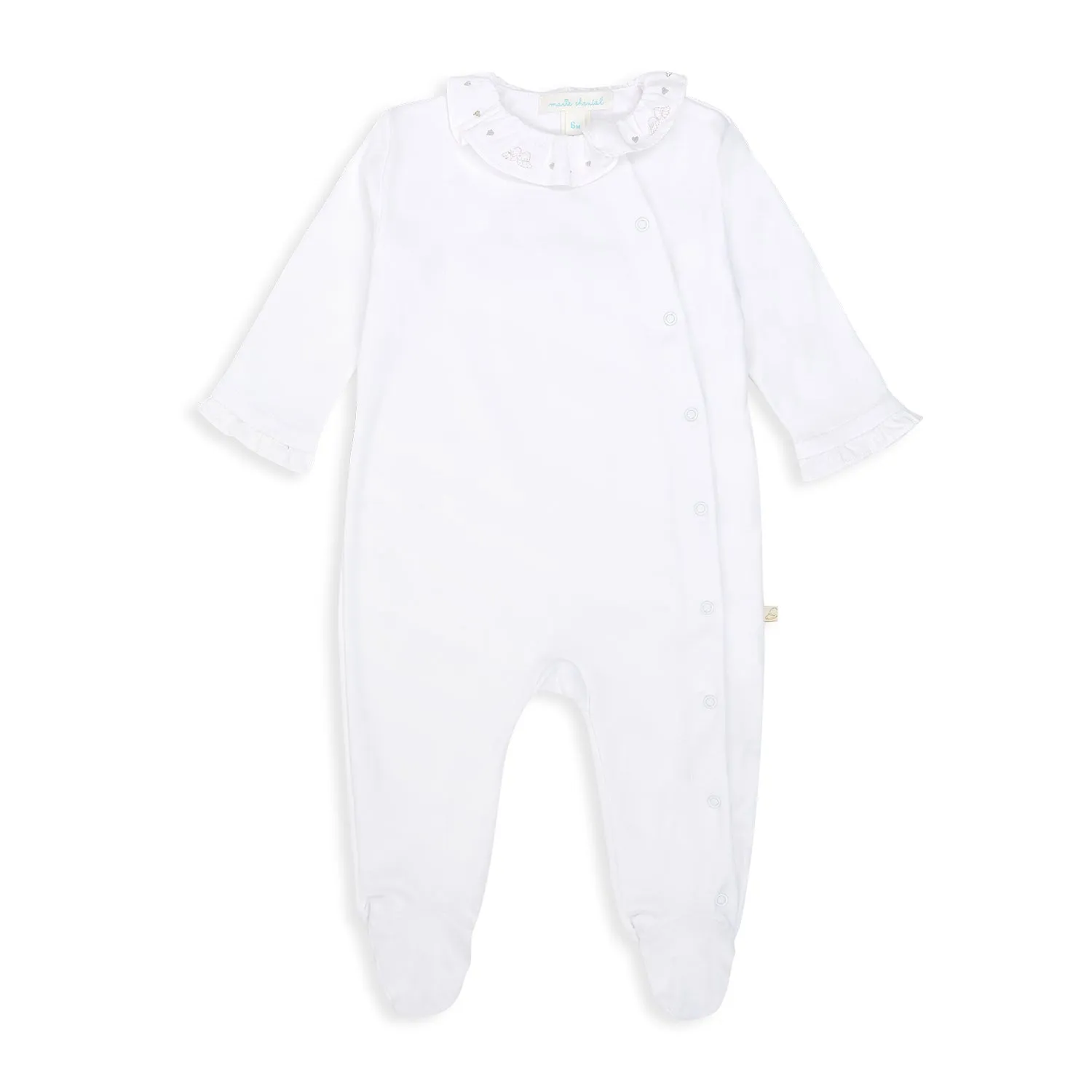 Angel Wing Pima Cotton Sleepsuit