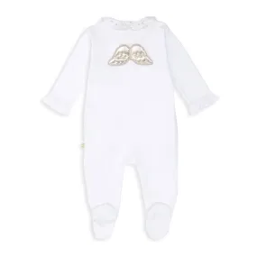 Angel Wing Pima Cotton Sleepsuit