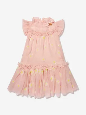 Angels Face Girls Marigold Sequin Daisy Dress in Pink