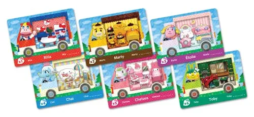 Animal Crossing Cards - Sanrio Collaboration Pack (Pack of 6 cards) - Nintendo Amiibo