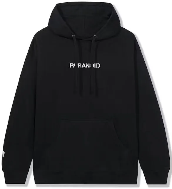 Anti Social Social Club x Undefeated Paranoid Black Hoodie