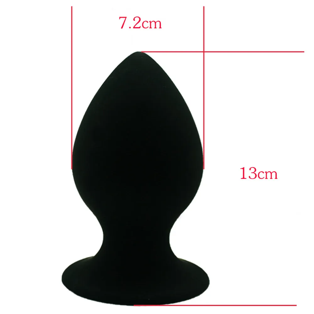 Aphrodisia Anal Plug With Suction Cup - Mega Size