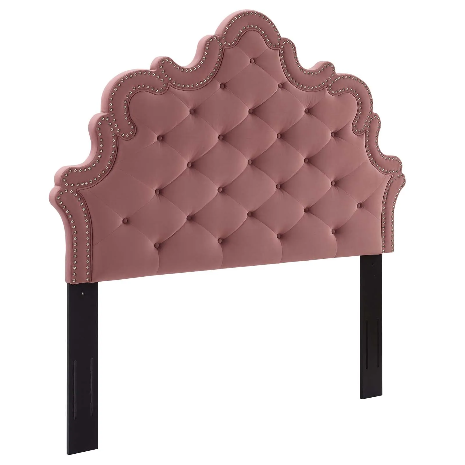 Arabella Button-Tufted Performance Velvet King/California King Headboard By Modway - MOD-6564 - Dusty Rose