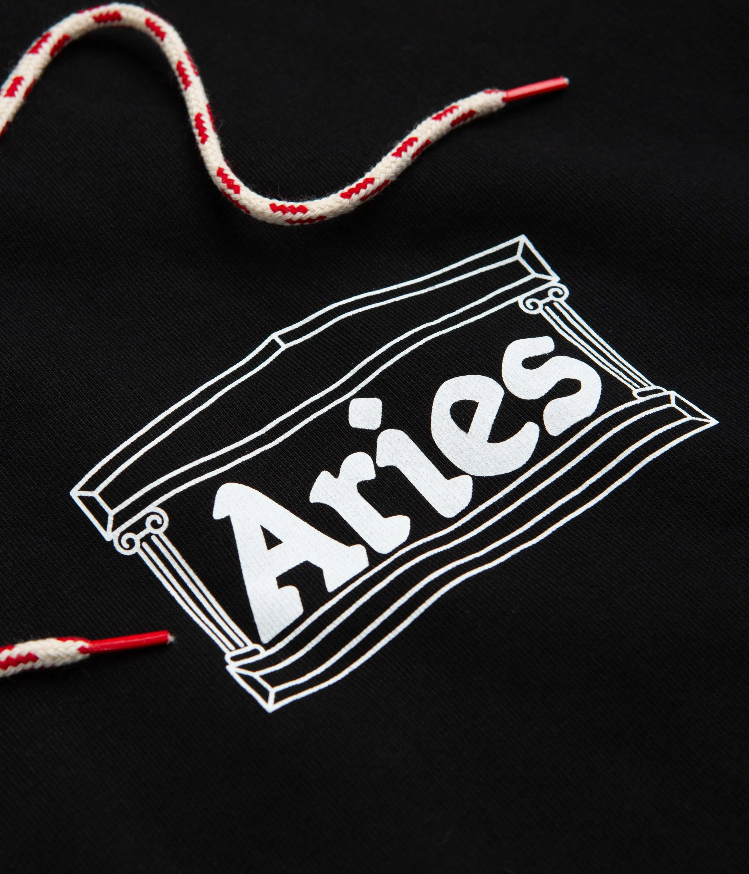 Aries Column Hoodie - Black