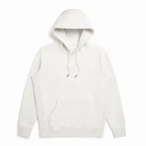 Ash Heather Organic Cotton Hooded Sweatshirt