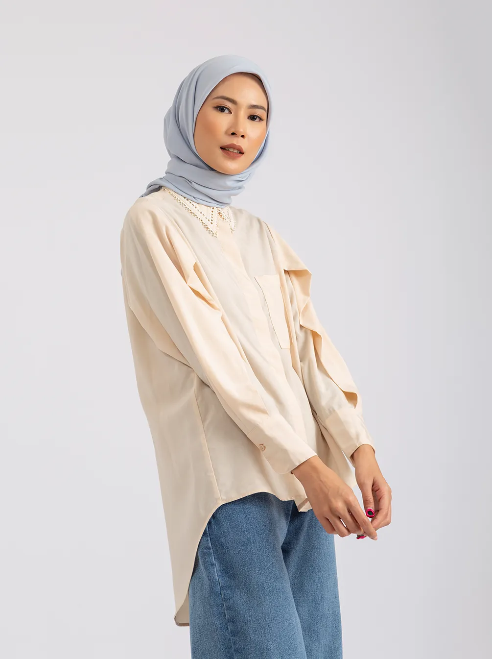 AYDA TOP PLAIN BUTTERCREAM