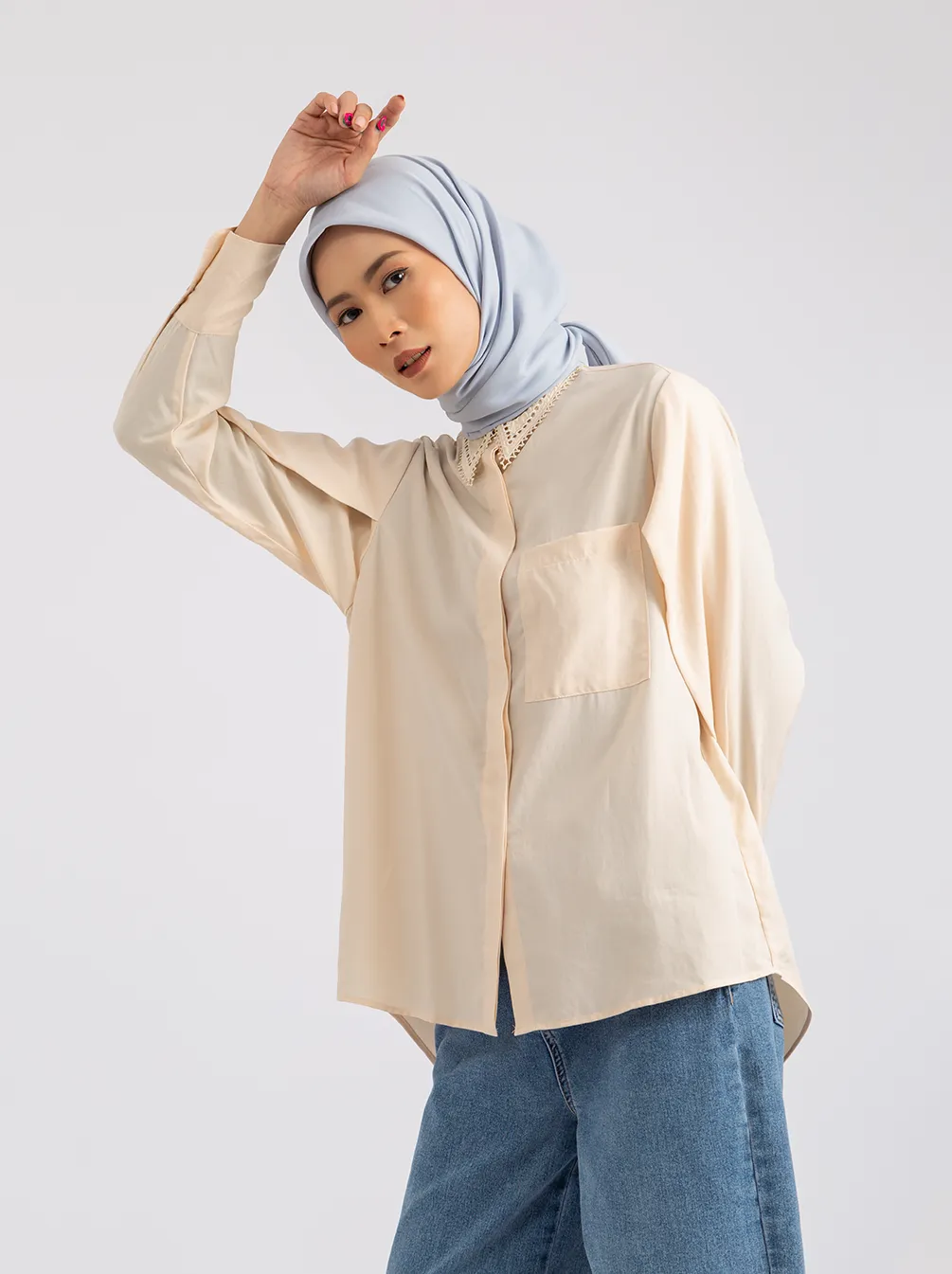 AYDA TOP PLAIN BUTTERCREAM