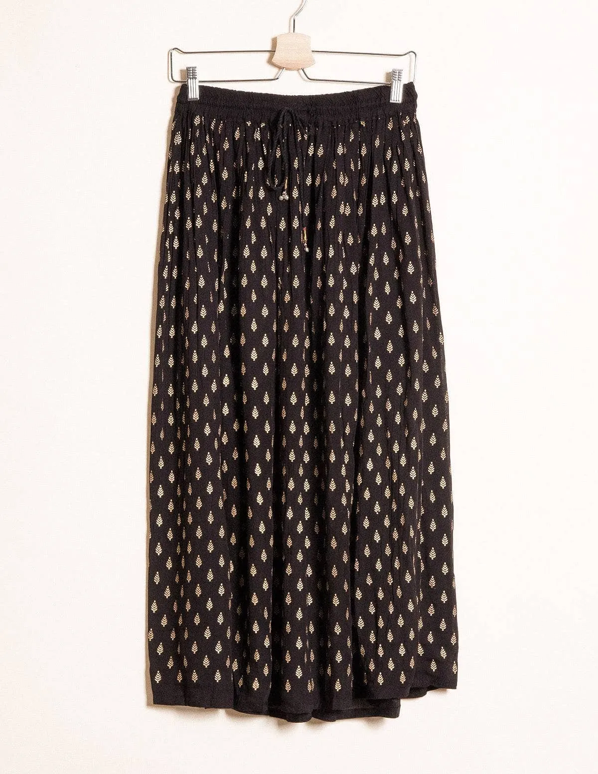 Bagru Skirt - Black Only