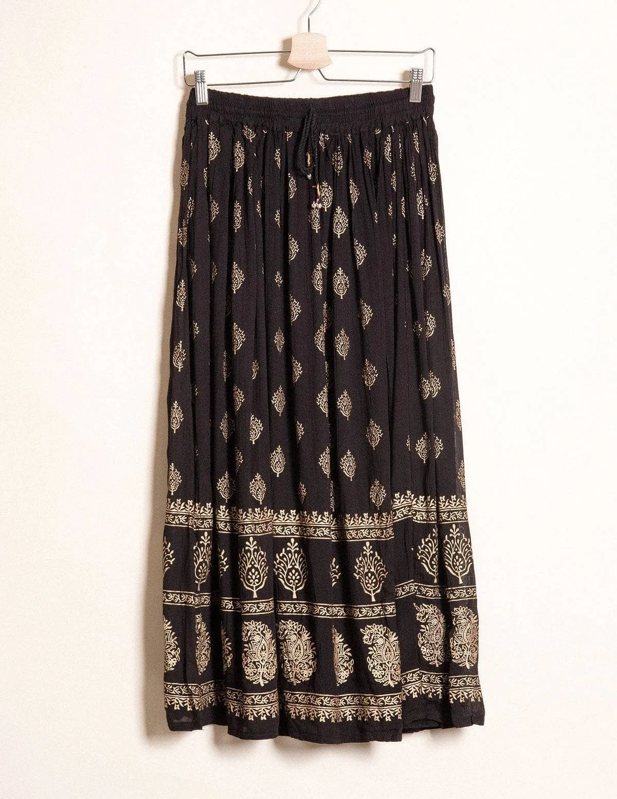 Bagru Skirt - Black Only