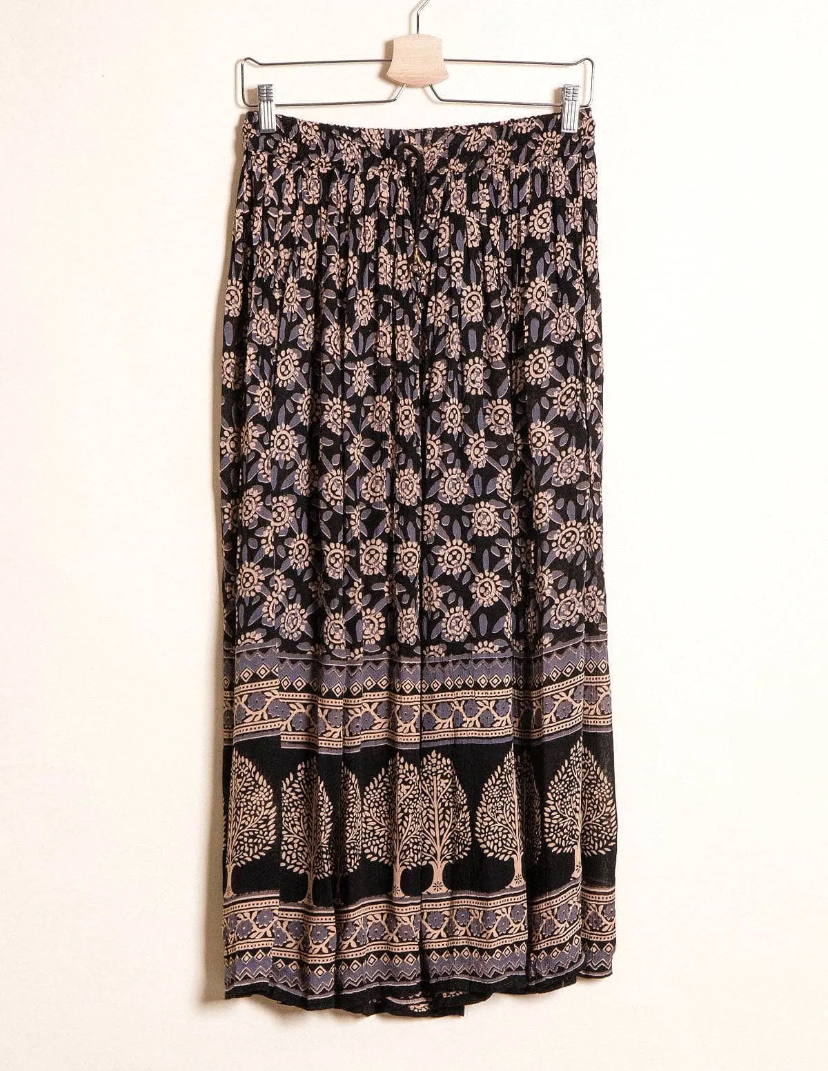 Bagru Skirt - Black Only