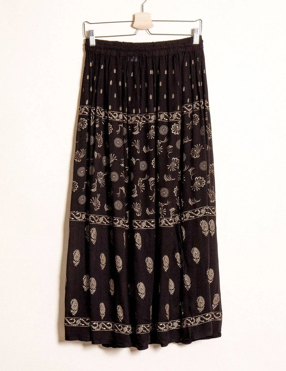 Bagru Skirt - Black Only