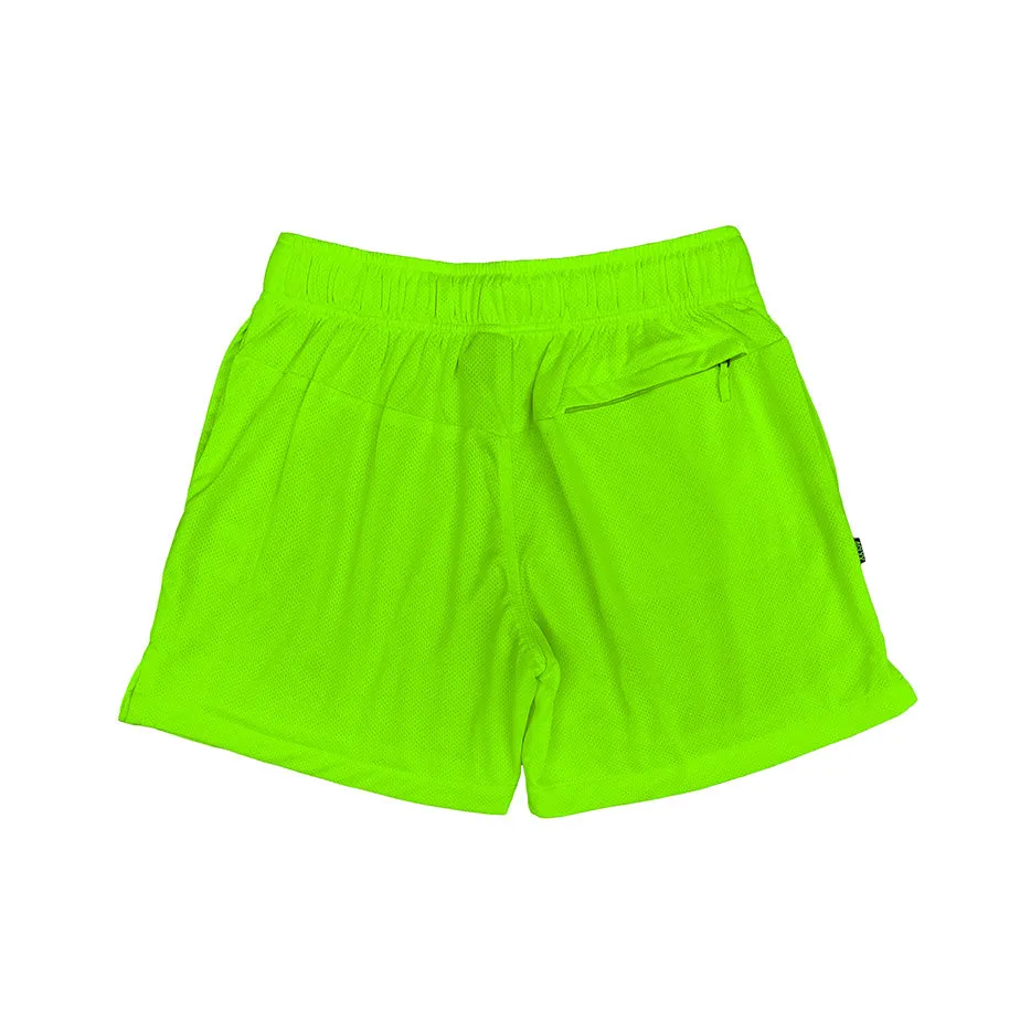 Basic Shorts 019 - Neon Chartreuse