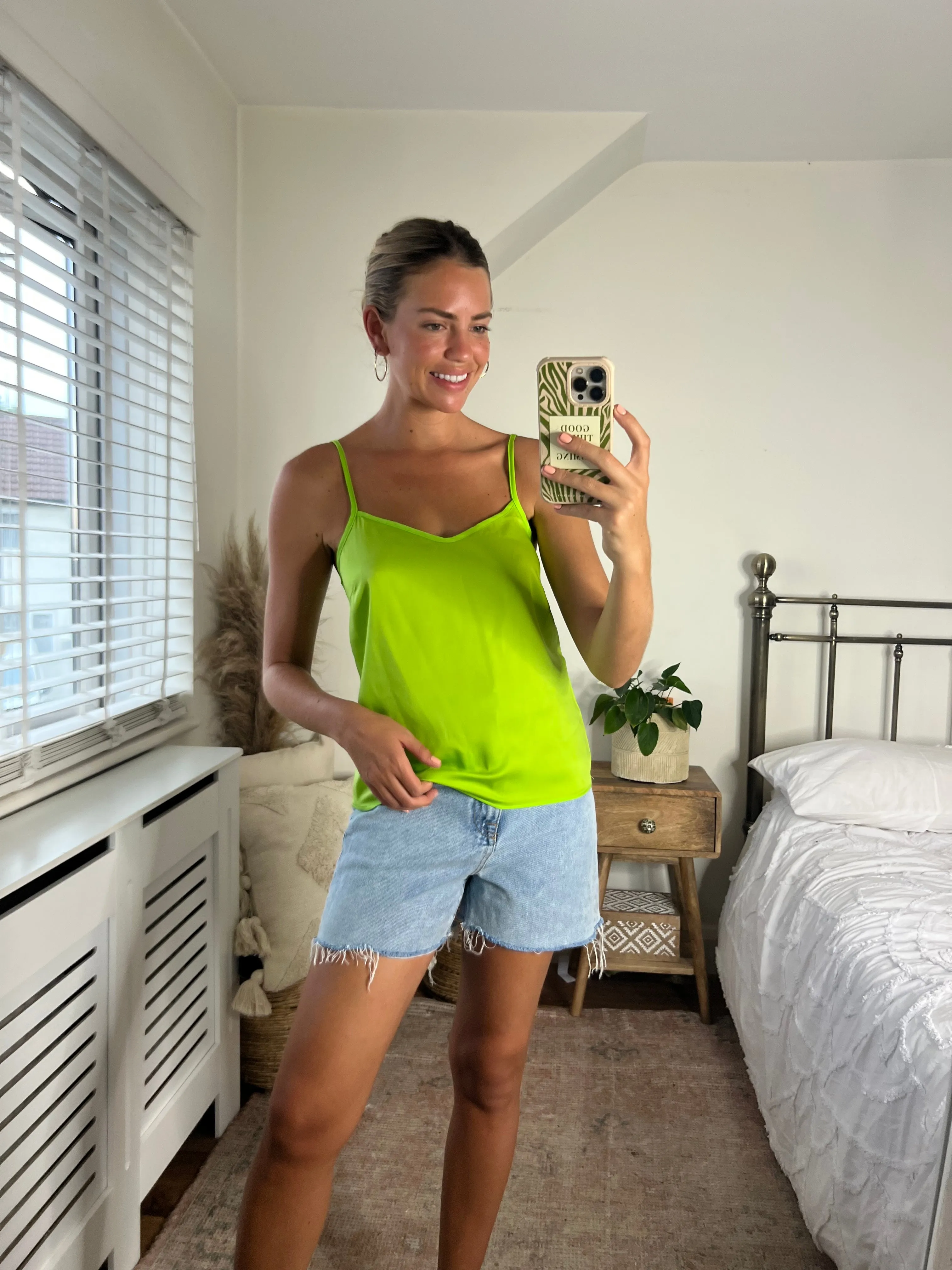 Beau Cami Top / Lime