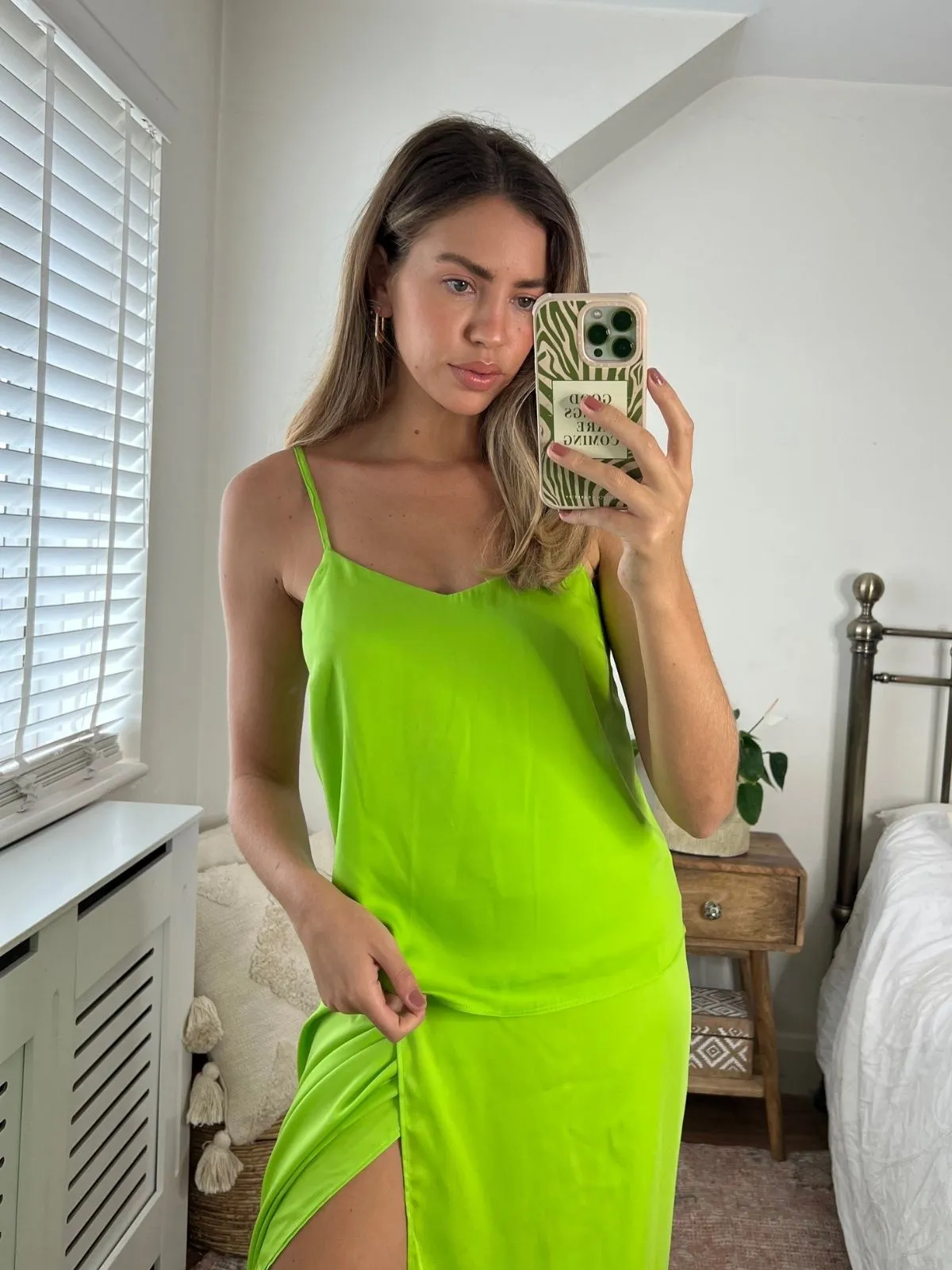 Beau Cami Top / Lime