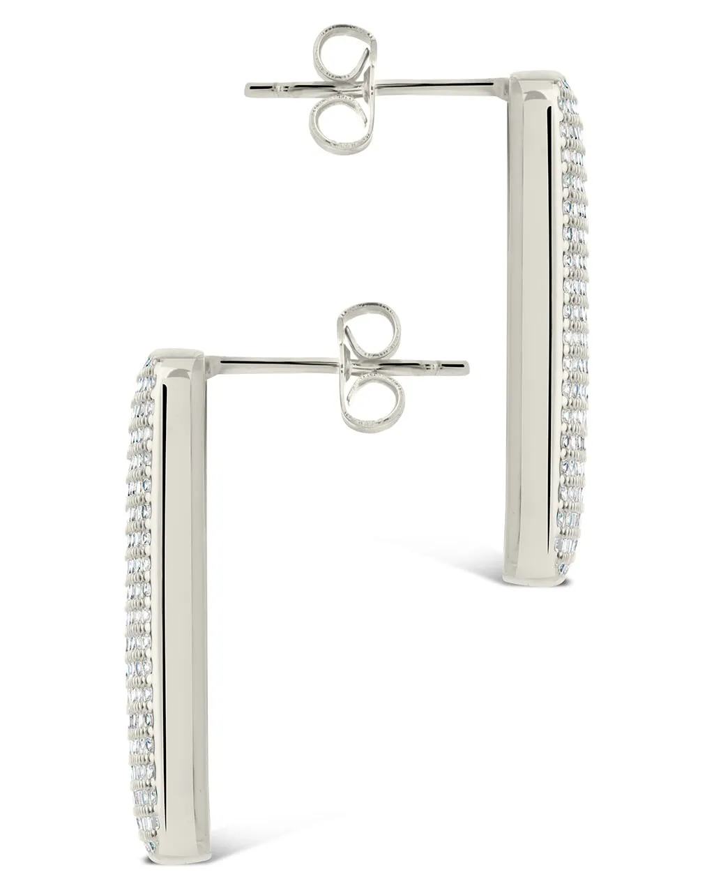 Beignet CZ Stud Earrings