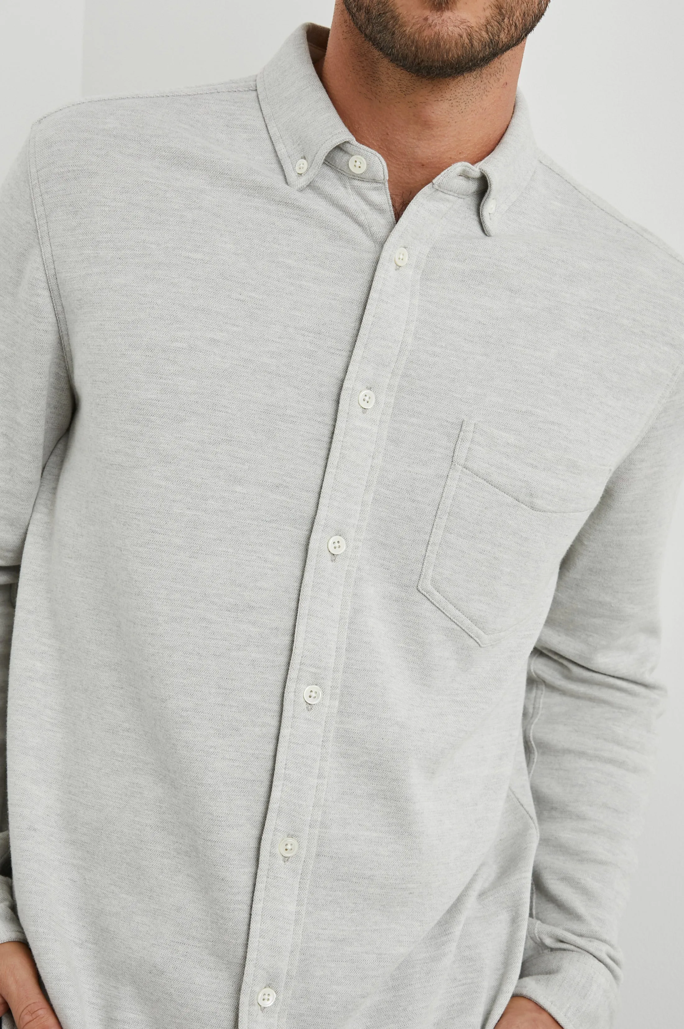 BERKELEY SHIRT - LIGHT GREY