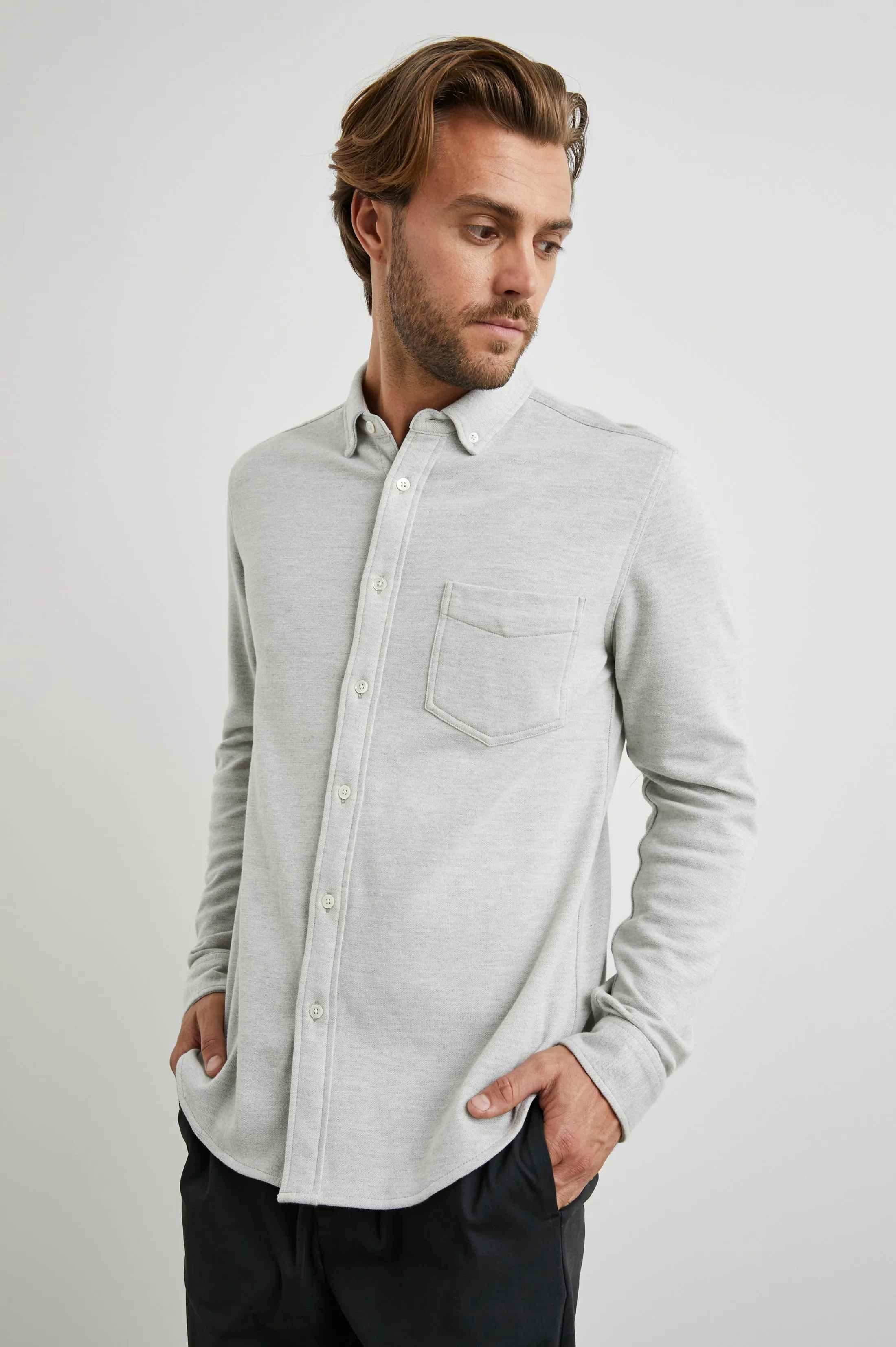 BERKELEY SHIRT - LIGHT GREY