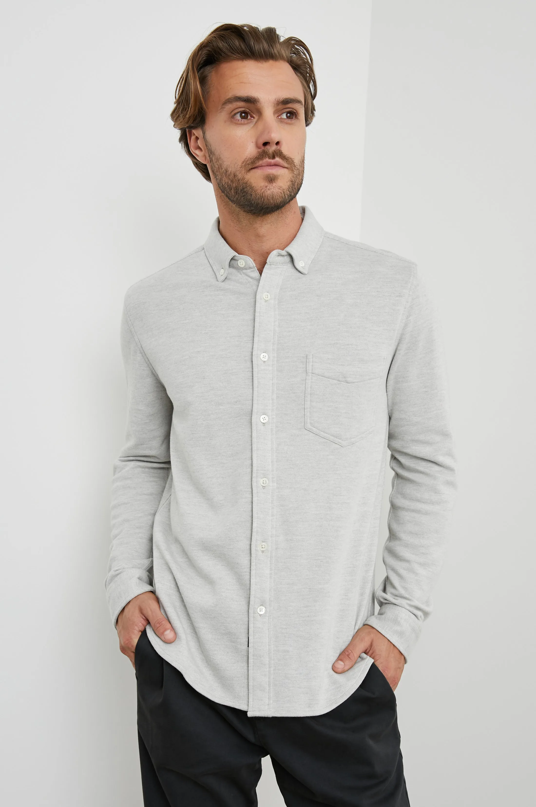 BERKELEY SHIRT - LIGHT GREY