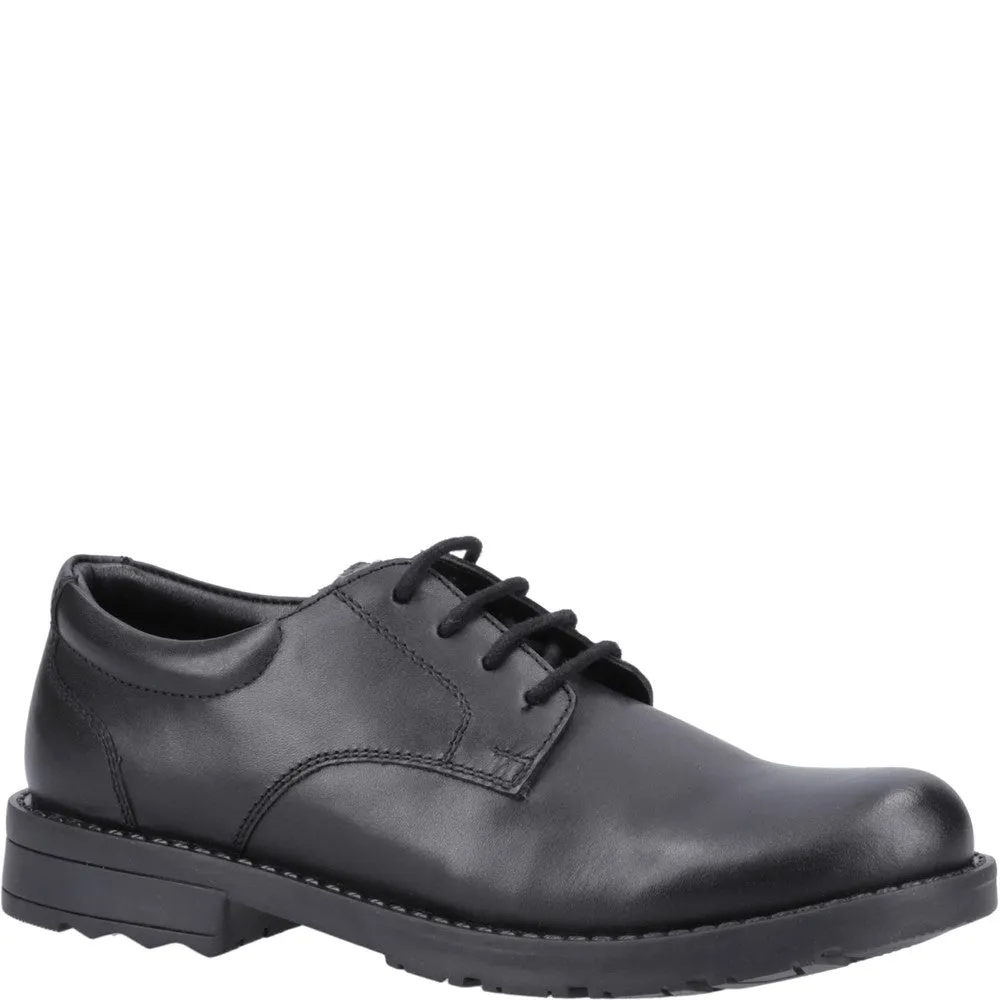 Black Bruno Senior School Shoes