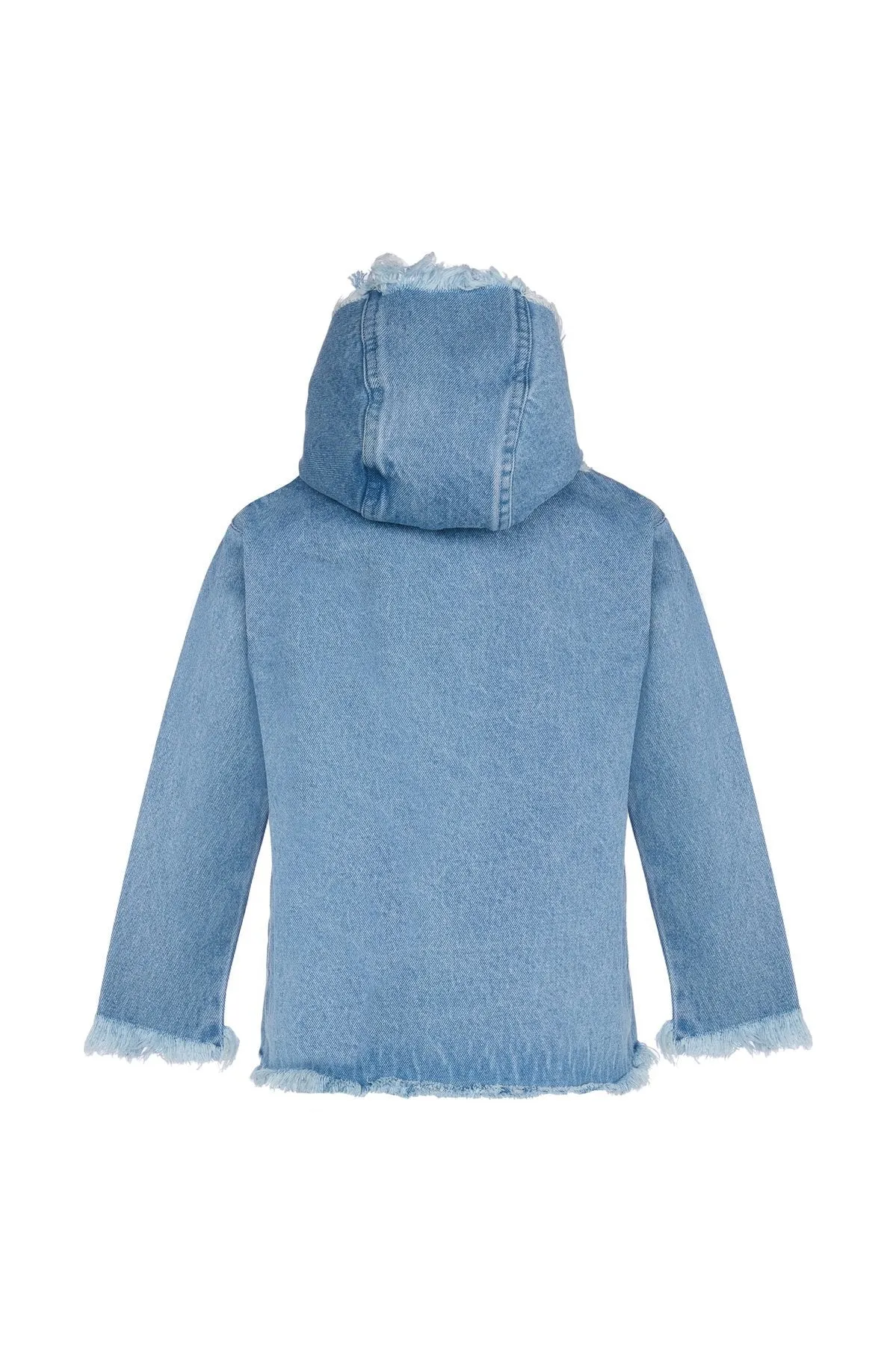 BLUE DENIM CLASSIC HOODIE