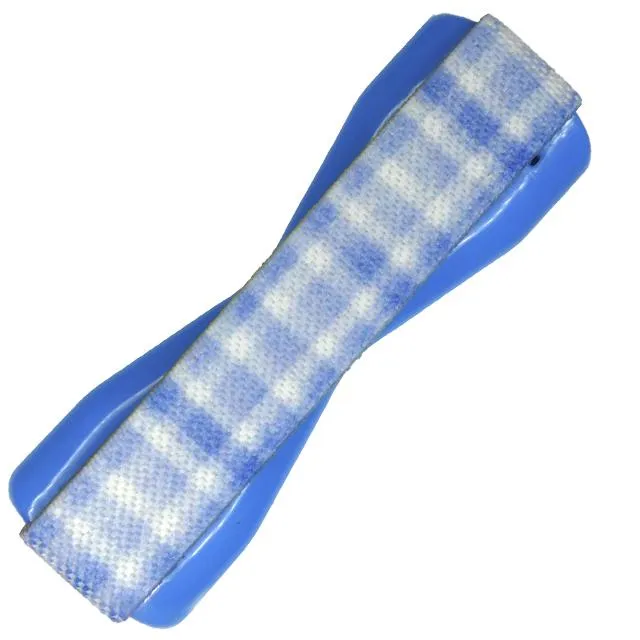 Blue Gingham Love Handle Phone Grip