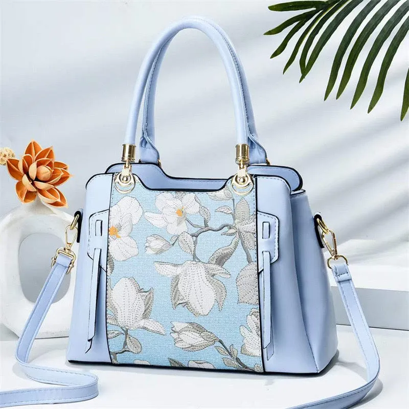 Blue Handbags For Womens 6996-2