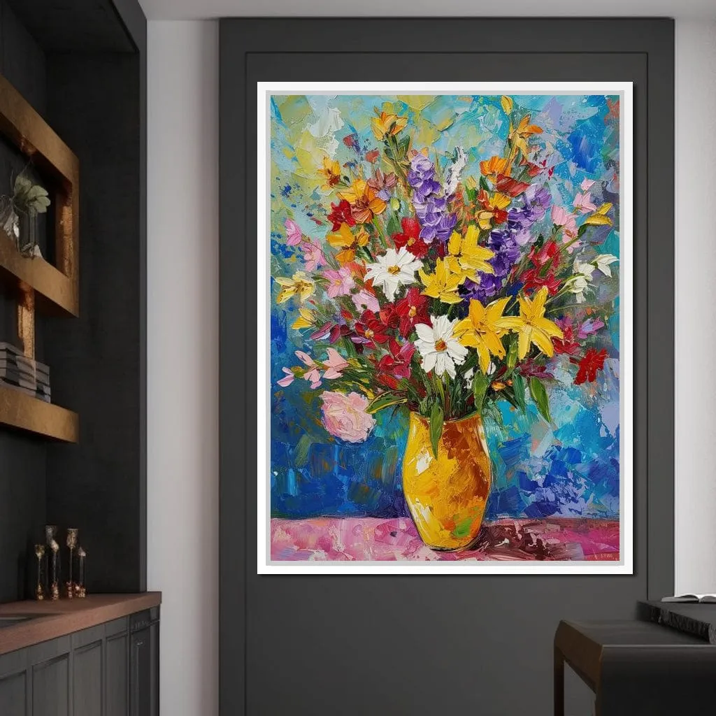 Bouquet of Multicolored Flowers