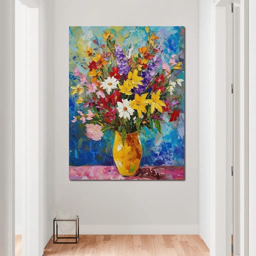 Bouquet of Multicolored Flowers