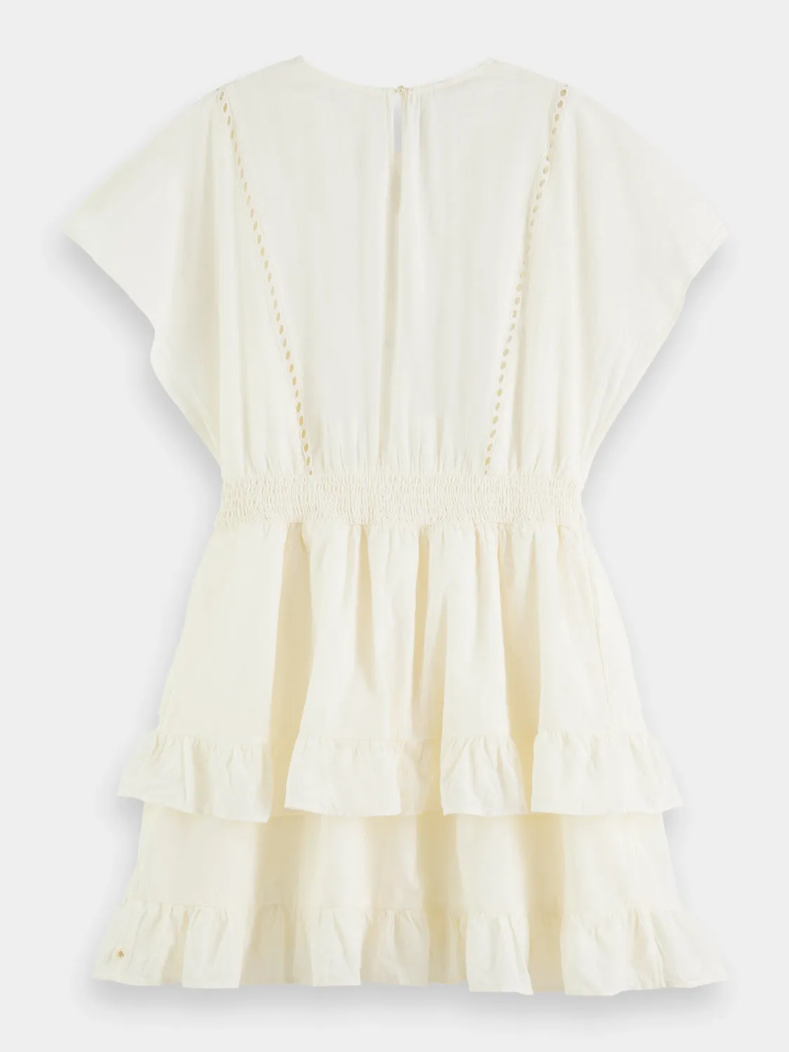 Broiderie anglaise midi dress